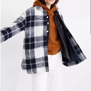 Like New, Madewell Walton Shirt jacket in collection plaid